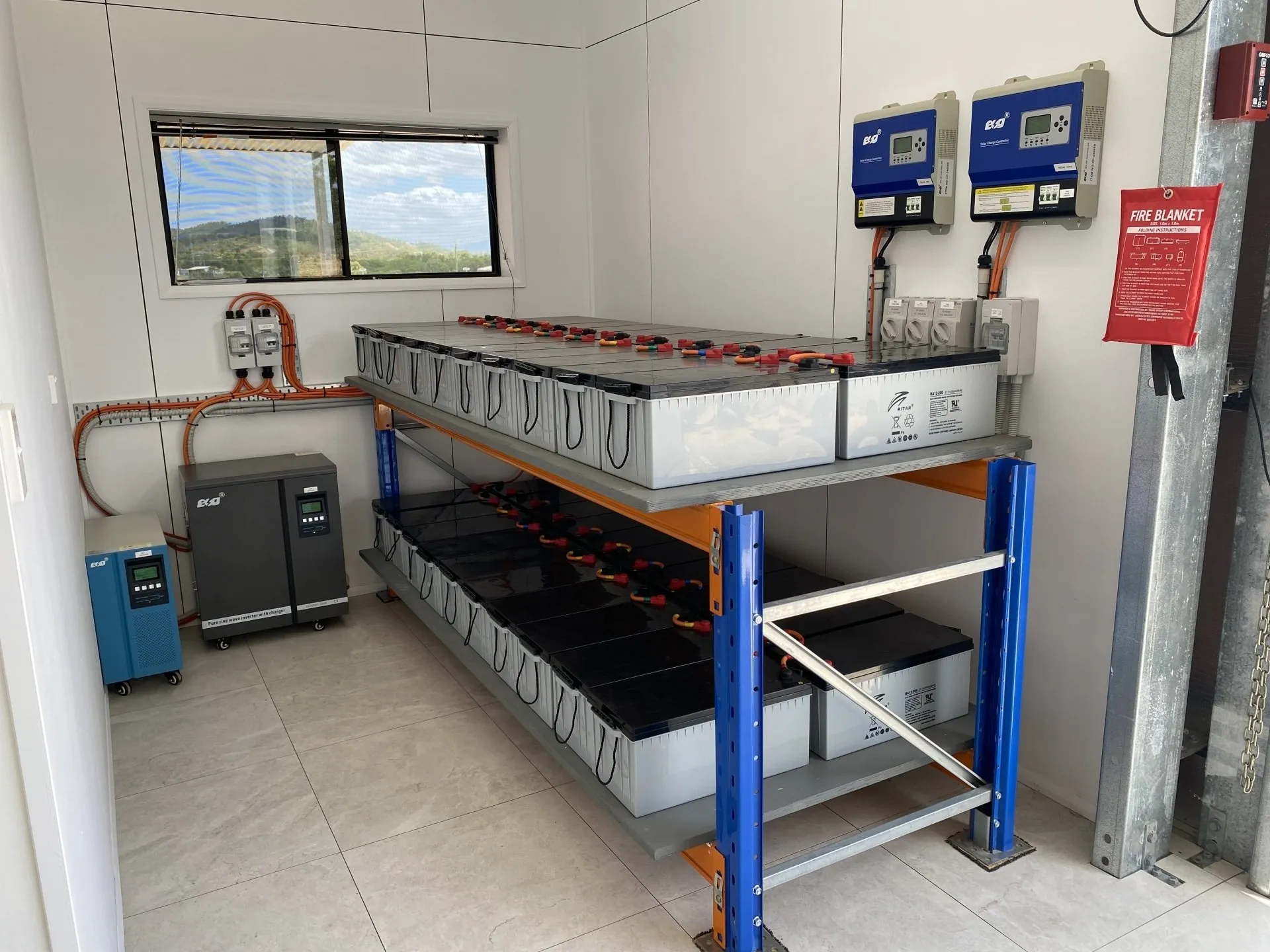 Battery backup and inverter system installed near Townsville by On Point Solar